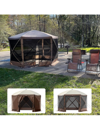 Tienda Gazebo Plegable 3x3m SmarketBuy para 8 Personas