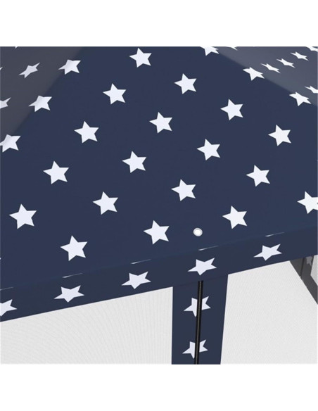 Toldo Plegable AILIRONG 3x3m Carpa de Jardín Azul y Blanco Toldo Plegable AILIRONG 3x3m Carpa de Jardín Azul y Blanco