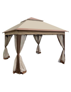 Gazebo Plegable 3x3m WEI WEI GLOBAL con Red Desmontable