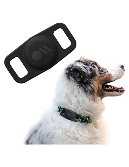 Soporte para Collar de Perro Airtag Case-Mate - Negro - Resistente al Agua Soporte para Collar de Perro Airtag Case-Mate - Negro - Resistente al Agua
