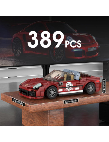 Set de Bloques de Construcción Mould King Coche 911 Targa 389 Pcs