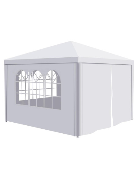Carpa de Fiesta CuisinSmart 3.05x3.05m Blanca Impermeable Carpa de Fiesta CuisinSmart 3.05x3.05m Blanca Impermeable