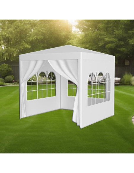 Carpa de Fiesta CuisinSmart 3.05x3.05m Blanca Impermeable Carpa de Fiesta CuisinSmart 3.05x3.05m Blanca Impermeable