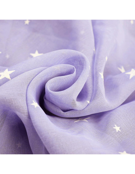 Cortinas Transparentes Eimilaly 2 Paneles 243,84 cm Estrellas Cortinas Transparentes Eimilaly 2 Paneles 243,84 cm Estrellas
