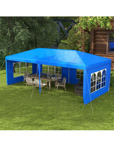 Carpa Grande para Fiestas SeeTruth 3x5.8m con Paredes Removibles