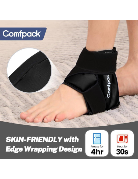 Funda de Hielo para Tobillo Comfpack - Alivio Dolor Talón y Pie Funda de Hielo para Tobillo Comfpack - Alivio Dolor Talón y Pie