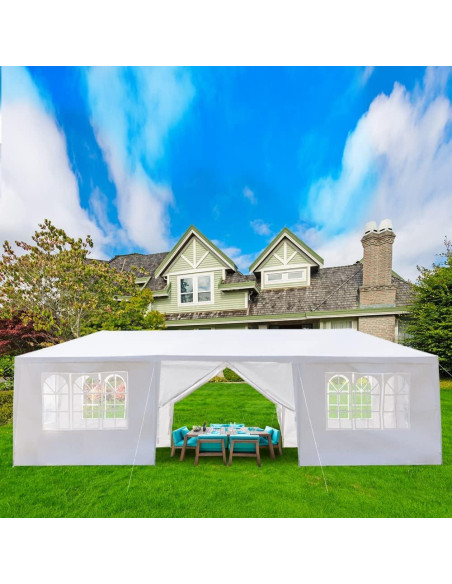 Carpa Gazebo Goodsilo 3x9m Impermeable con 8 Paredes Removibles Carpa Gazebo Goodsilo 3x9m Impermeable con 8 Paredes Removibles
