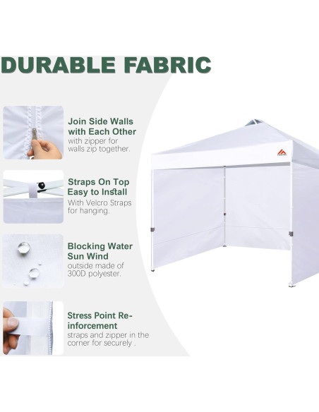 Paredes Laterales Carpa Plegable JANCANOPY 3 Pcs 1.98x3.05m Azul Marino Paredes Laterales Carpa Plegable JANCANOPY 3 Pcs 1.98x3.05m Azul Marino