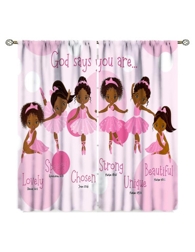 Cortinas Opacas para Niñas SXXLDNG 2 Paneles 70x160 cm