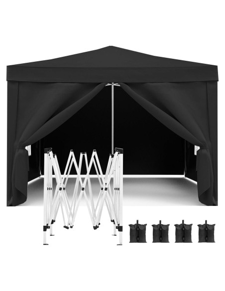 Carpa Plegable 3x3m QiMaieeUSA con 4 Paredes Removibles Carpa Plegable 3x3m QiMaieeUSA con 4 Paredes Removibles