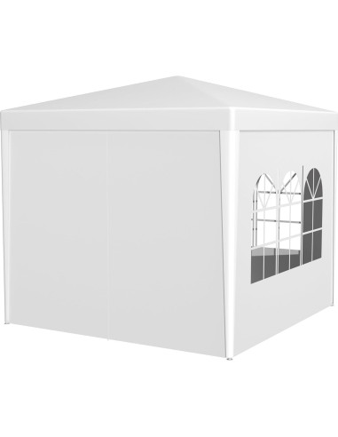Carpa de Fiesta 3x3m YJSPSSW con 4 Paredes Removibles Blanca