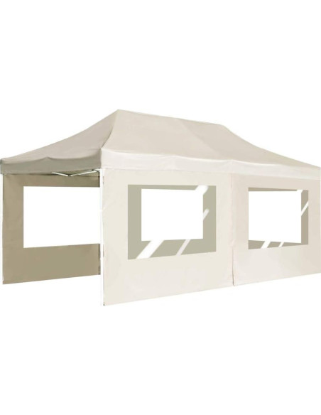 Tienda de Fiesta Plegable TREATLIFE HOME 6x3m Impermeable Crema