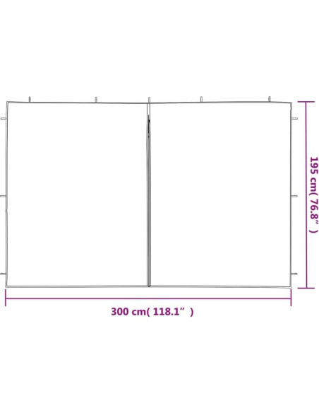 Paredes Laterales de Carpa Verde YuuSsea 299.9x195 cm Impermeables Paredes Laterales de Carpa Verde YuuSsea 299.9x195 cm Impermeables