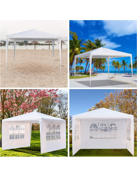 Carpa Gazebo Impermeable Ubrand 3x3m Ajustable para Eventos Carpa Gazebo Impermeable Ubrand 3x3m Ajustable para Eventos