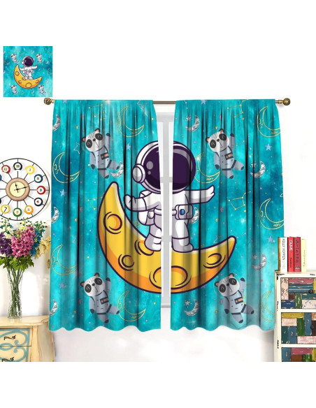 Cortinas Espaciales Llylumty 2 Paneles 53.5x114cm Cortinas Espaciales Llylumty 2 Paneles 53.5x114cm
