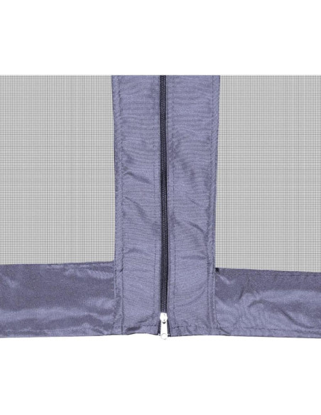 Gazebo Hexagonal QJBSAVVA 3.6m x 3.1m Azul Oscuro con Paredes de Malla Gazebo Hexagonal QJBSAVVA 3.6m x 3.1m Azul Oscuro con Paredes de Malla