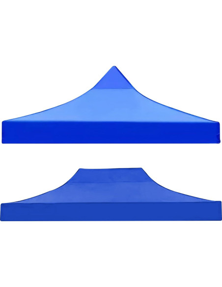 Cubierta de Reemplazo para Toldos 2.5x2.5m Eoewery Azul Impermeable Cubierta de Reemplazo para Toldos 2.5x2.5m Eoewery Azul Impermeable