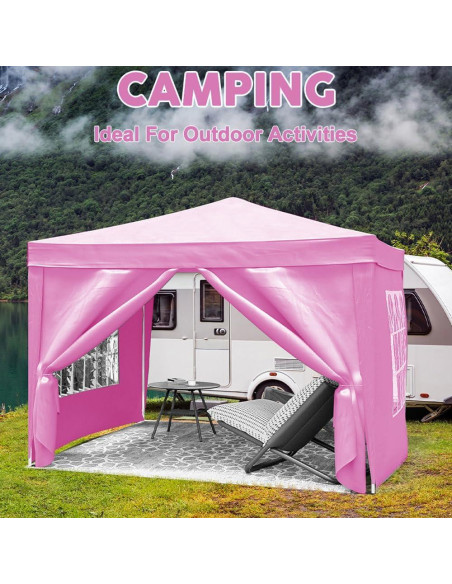 Carpa Plegable 3x3m QiMaieeUSA con 4 Paredes Removibles Carpa Plegable 3x3m QiMaieeUSA con 4 Paredes Removibles