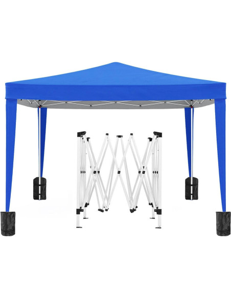 Carpa Plegable 3x3m AnhuaUSA con 4 Paredes Removibles Carpa Plegable 3x3m AnhuaUSA con 4 Paredes Removibles