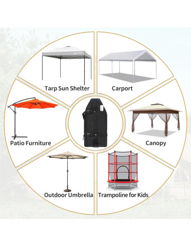 Juego de 4 Bolsas de Arena para Carpa Leader Accessories