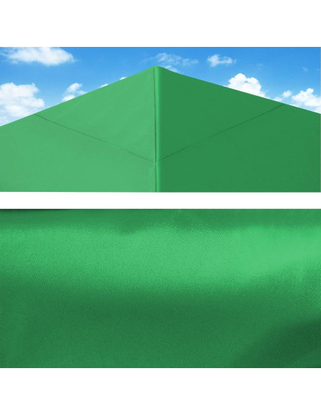 Toldo de Reemplazo YardGrow 2.44m x 2.44m Verde para Carpa Toldo de Reemplazo YardGrow 2.44m x 2.44m Verde para Carpa