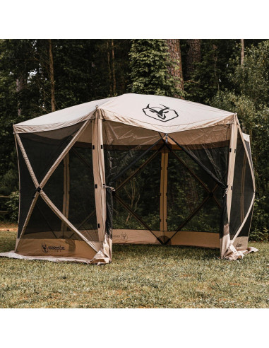 Gazelle G6 Gazebo Portátil 6 Lados 8 Personas Impermeable