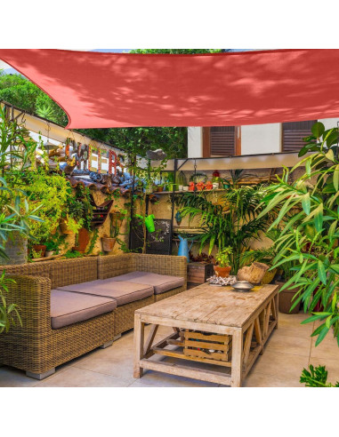 Toldo Sombra Rectangular AsterOutdoor 1.83m x 3.05m Bloqueo UV