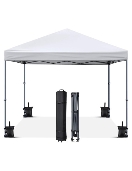 Carpa de Canopy Toyvian 3x3m con Bolsa de Transporte y Ruedas Carpa de Canopy Toyvian 3x3m con Bolsa de Transporte y Ruedas