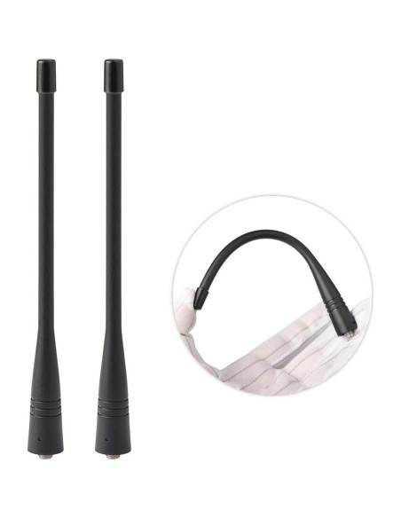 Antena UHF 400-470MHz Bingfu SMA Femenina - Paquete de 2 Antena UHF 400-470MHz Bingfu SMA Femenina - Paquete de 2