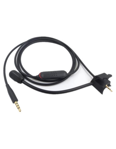 Cable de Micrófono Desmontable NATEFEMIN para QC35/QC35II