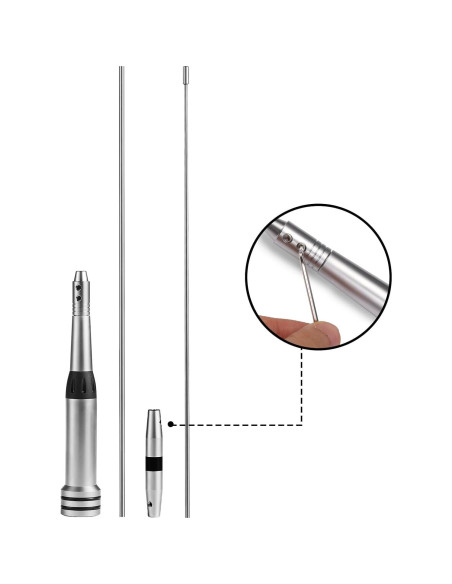 Antena Móvil Radioddity UV-711 775mm Doble Banda 144/430MHz Antena Móvil Radioddity UV-711 775mm Doble Banda 144/430MHz