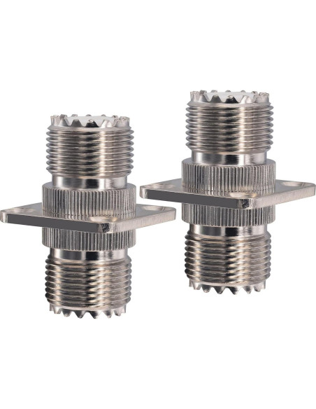 Conector UHF Femenino SO239 Onelinkmore para Antena Coaxial - 2 Unidades Conector UHF Femenino SO239 Onelinkmore para Antena Coaxial - 2 Unidades