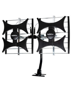 Antena Amplificada HDTV Multidireccional Five Star - 321.87 km, UHF/VHF, Interior/Exterior