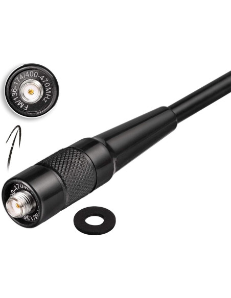 Antena VHF UHF Bingfu 39cm SMA Femenina 3dBi para Radioaficionados Antena VHF UHF Bingfu 39cm SMA Femenina 3dBi para Radioaficionados