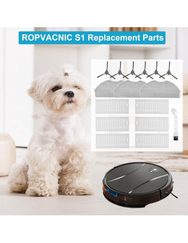 Kit de Repuestos Dhoua para Aspiradoras Robot ROPVACNIC A1/S1
