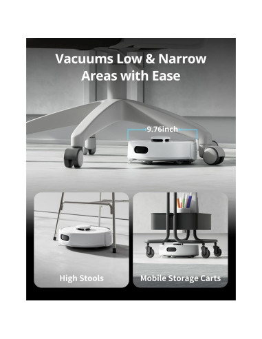 Aspiradora Robot SwitchBot K10+ Pro Compacta 2.3kg WiFi