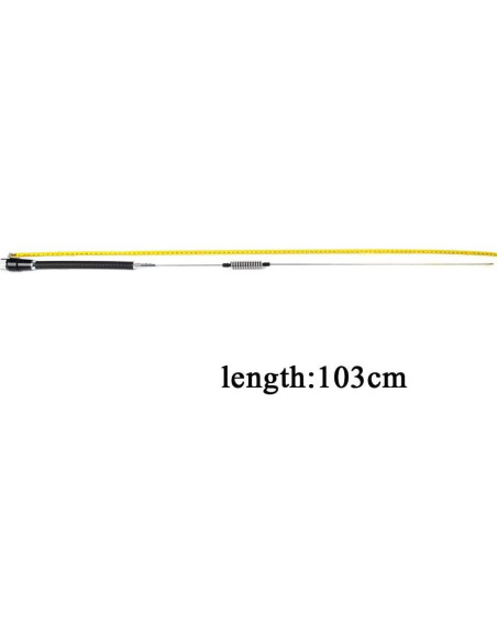 Antena de Radio CB Móvil UAYESOK 27MHz 1025mm Acero Inoxidable Antena de Radio CB Móvil UAYESOK 27MHz 1025mm Acero Inoxidable