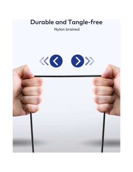 Cable de Audio Aux 2.5mm a 3.5mm Mr Rex Trenzado 2-Pack Cable de Audio Aux 2.5mm a 3.5mm Mr Rex Trenzado 2-Pack