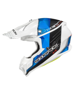 Casco ScorpionEXO VX-16 Off-Road Motocross Grande Azul