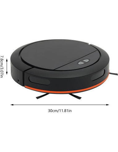 Aspiradora Robot 3-en-1 DYRABREST, Succión 2700Pa, Negro