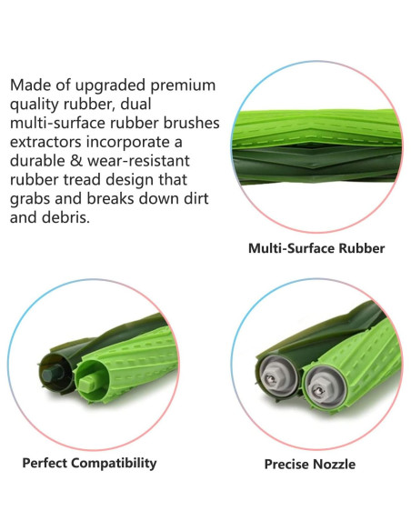 Kit de Repuesto Amyehouse para iRobot Roomba J7+ Combo - Filtros HEPA y Cepillos Kit de Repuesto Amyehouse para iRobot Roomba J7+ Combo - Filtros HEPA y Cepillos
