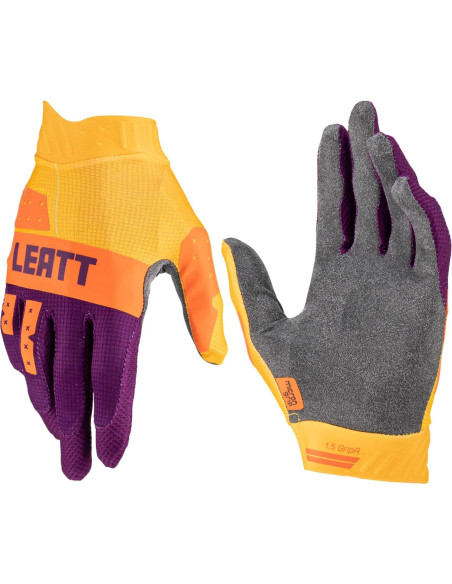 Guantes Leatt Moto 1.5 GripR Adulto Púrpura Pequeño Guantes Leatt Moto 1.5 GripR Adulto Púrpura Pequeño