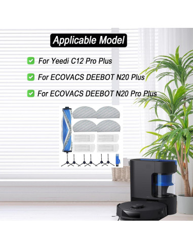 Kit de Accesorios para Aspiradora ECOVACS DEEBOT N20 Plus - Frexusuent