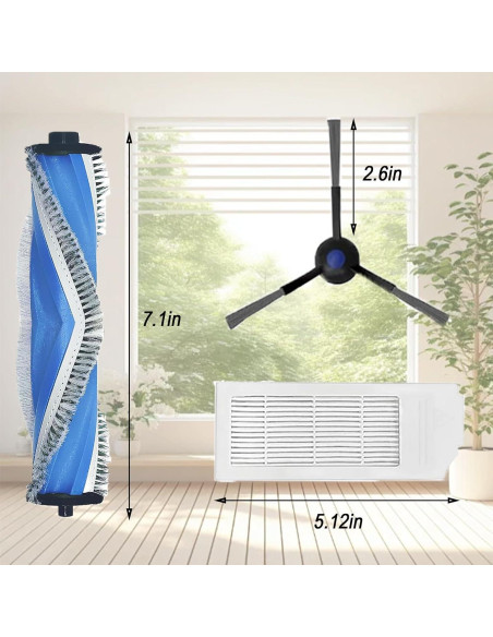 Kit de Accesorios para Aspiradora ECOVACS DEEBOT N20 Plus - Frexusuent Kit de Accesorios para Aspiradora ECOVACS DEEBOT N20 Plus - Frexusuent