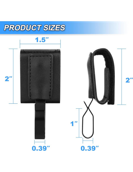 Clip de Cinturón para Sable de Luz PU Ajustable - Metal Clip de Cinturón para Sable de Luz PU Ajustable - Metal