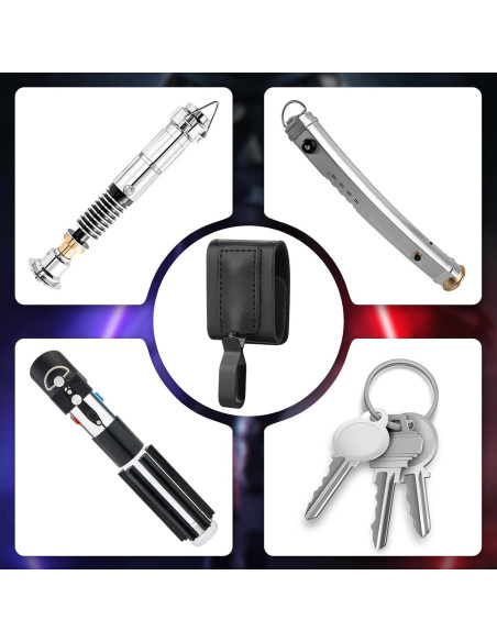 Clip de Cinturón para Sable de Luz PU Ajustable - Metal Clip de Cinturón para Sable de Luz PU Ajustable - Metal