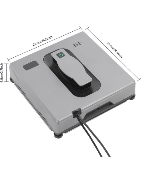 Robot Limpiador de Ventanas Eléctrico Philipreba 2500Pa Gris Robot Limpiador de Ventanas Eléctrico Philipreba 2500Pa Gris