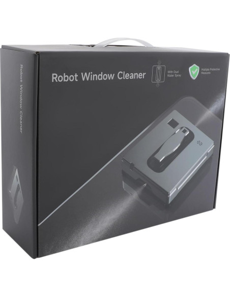 Robot Limpiador de Ventanas Eléctrico Philipreba 2500Pa Gris Robot Limpiador de Ventanas Eléctrico Philipreba 2500Pa Gris