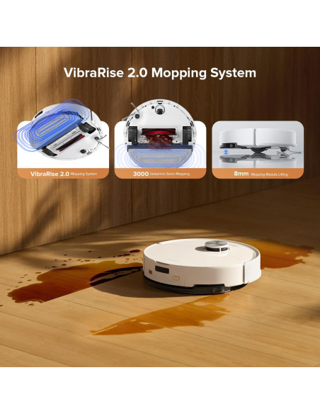 Robot Aspiradora y Mopa Roborock Q10 S5+ Blanca 10,000 Pa Robot Aspiradora y Mopa Roborock Q10 S5+ Blanca 10,000 Pa