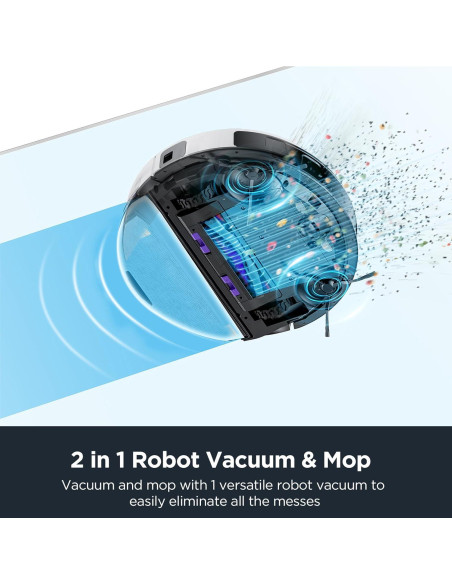 Aspiradora Robot Eureka E10s con Estación de Vacío 4000Pa Aspiradora Robot Eureka E10s con Estación de Vacío 4000Pa